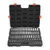 Socket Set, 104 Pieces, 9.5 Mm Drive Socket Tool Set, Metric Size from 6 To 24 Mm, Deep and Standard, Mechanic Tool Kit with Storage Case, Chrome