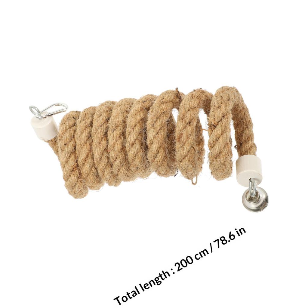 Bird Rope Perch High Quality Wear Resistant Climbing Stand for Small Parrots Parrot Rope Swing Bird Cage Perch Accessory