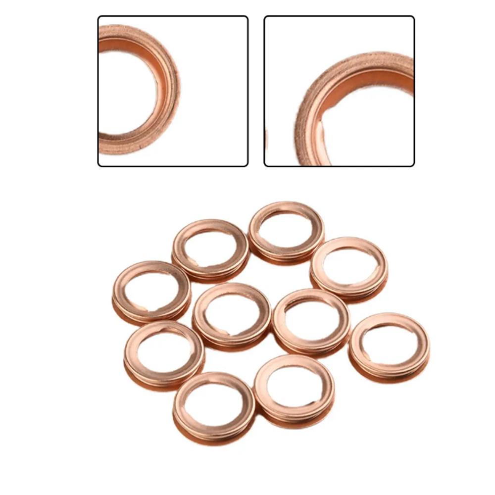

10Pcs Oil Drain Plug Crush Washer Gasket For Nissan Infiniti 11026-01M02
