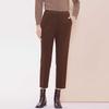 Women's Pleated Straight-Leg Trousers