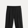 Mens Relaxed Fit Casual Pants With Elastic Waistband Lightweight Poplin Trousers