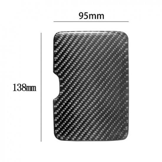 Carbon Fiber Interior Driver Side Fuse Box Cover Trim For Mitsubishi Outlander