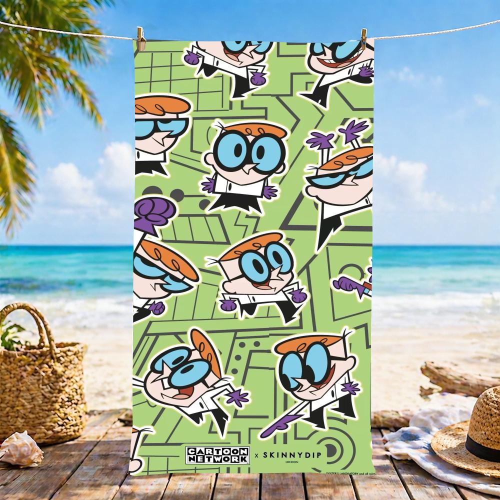 D-Dexter'S Laboratory Towel Microfiber Beach Towel, Quick-Dry, Sand-Free, Ultra-Fine Fiber, Super Soft.