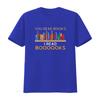 You Re My Little Bookworm I Read More Boooooks On T Shirt for Women  Fashion Vintage Washed Streetwear Soft Breathable