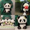 Mahjong Panda Plush Toy Soft Cute Animal Stuffed Doll For Kid And Gift Giving