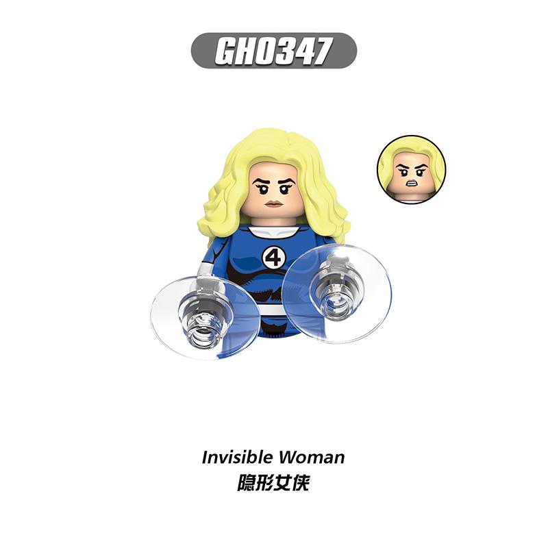 

Фантастическая Четверка Человек-Факел Кирпичики Сделай сам Игрушки Подарки Сорвиголова Каратель Минифигурки Строительные блоки Мини Экшн-фигурки Для Детей