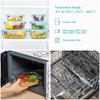 8pcs Glass Food Storage Containers Set Microwave Safe Airtight Bento Lunch Box Reusable Freezer Dishwasher Friendly Durable Kitchen Organizer