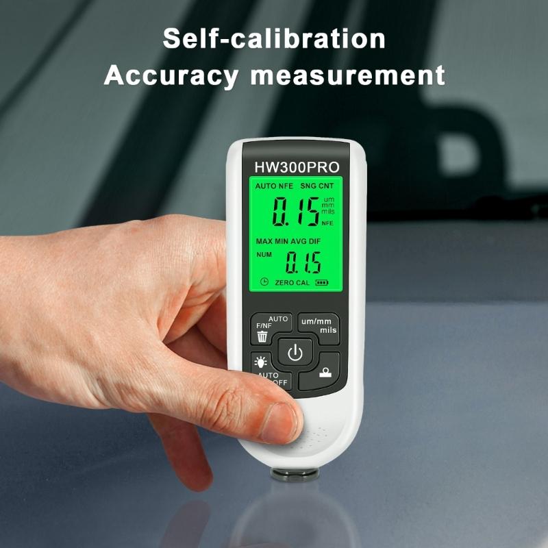 Advanced Automotive Paint Thickness Gauge Depth Meter Measurement Tool With Quick Measure Technology For Metal Surfaces