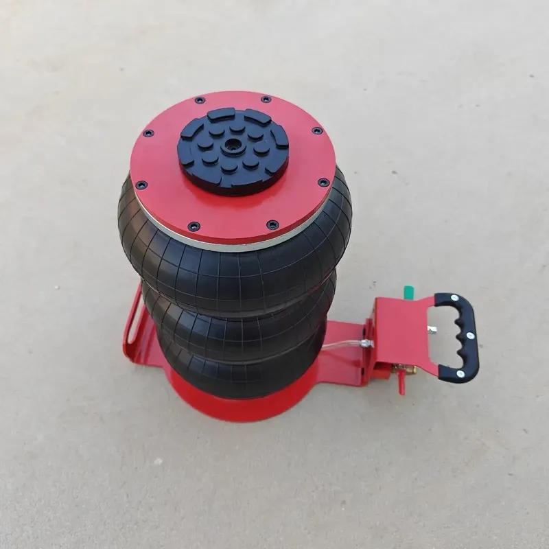 3 Tons Pneumatic Car Jack Triple-bag Air Jack Hand-end Type Car Lifting Equipment Garage Repair Shop Car Jack 15CM-40CM