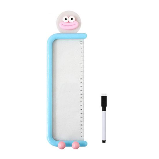 Monitor Memo Board Acrylic Message Panel Transparent Side Mount for Computer Monitor Multi-Functional Clip Phone Stand And Ruler Office Desk Organizer