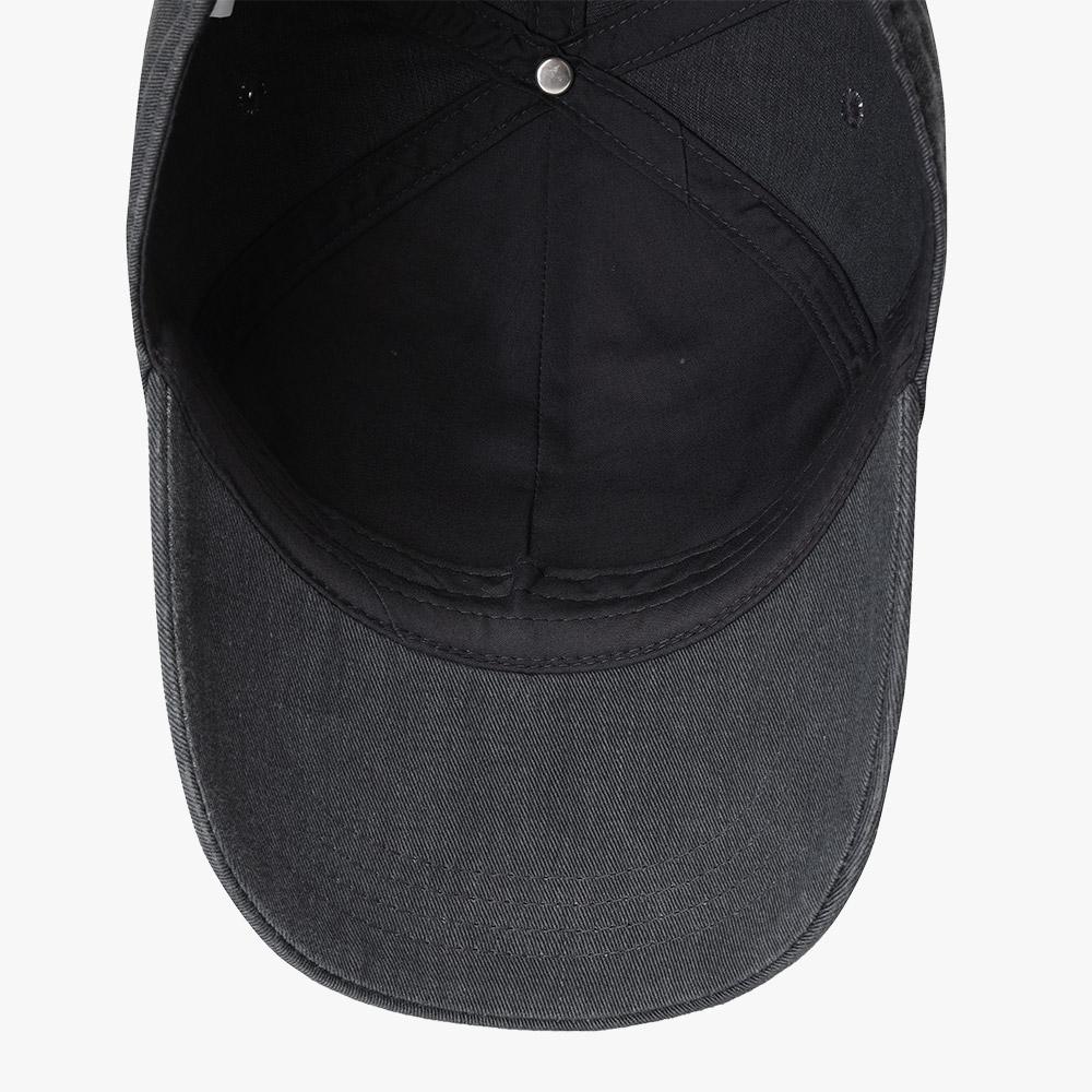 diadora Essential Washed Ball Cap Charcoal Grey