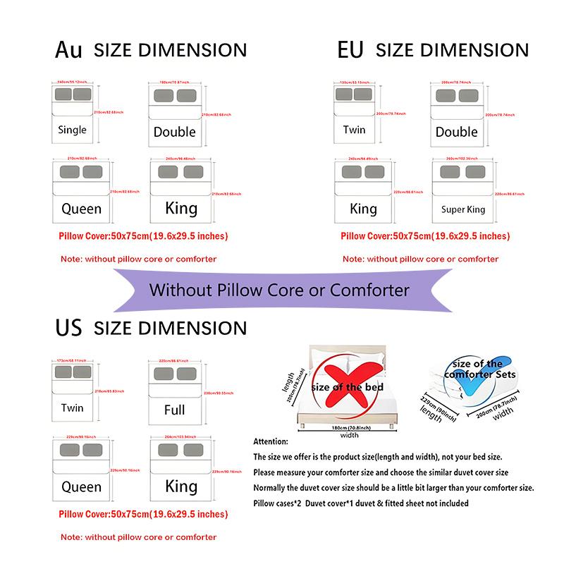 Music Education Symbols Pattern Bedding,Quilt Set Quilt Cover Pillowcase Home Birthday Gift (1*duvet cover+2*pillowcase,without core)