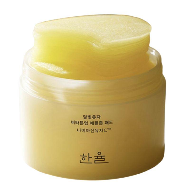 HANYUL Moonlight Yuja Vita Tone-Up Яблочная Зона Пэды 60 шт / 105 мл (1шт)