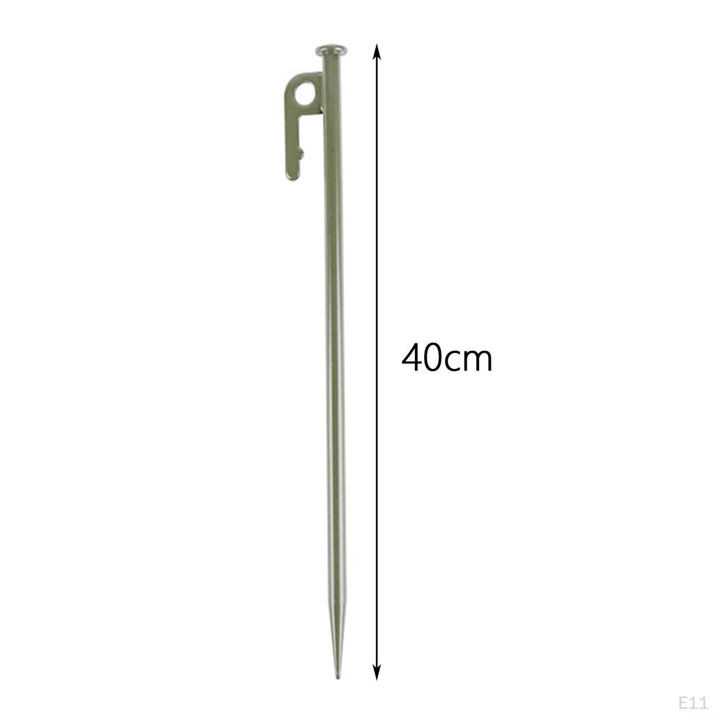 16" Steel Tent Pegs for Camping And Gardening