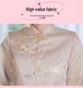 Gray Stand Collar Chinese Bridesmaid Dress 2024 Autumn/Winter - Petite Super Fairy Sisterhood Gown
