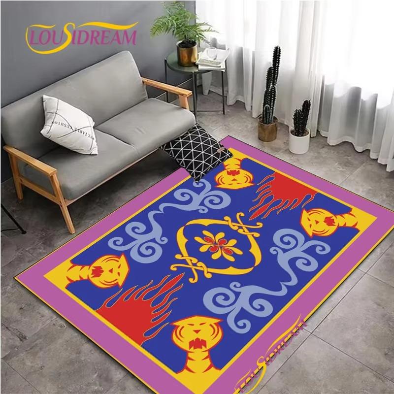 Vintage Floral Pattern Carpet for Living Room Bedroom Coffee Rug Kitchen Table Door Kids Unslip Floor Mat Birthday Gift