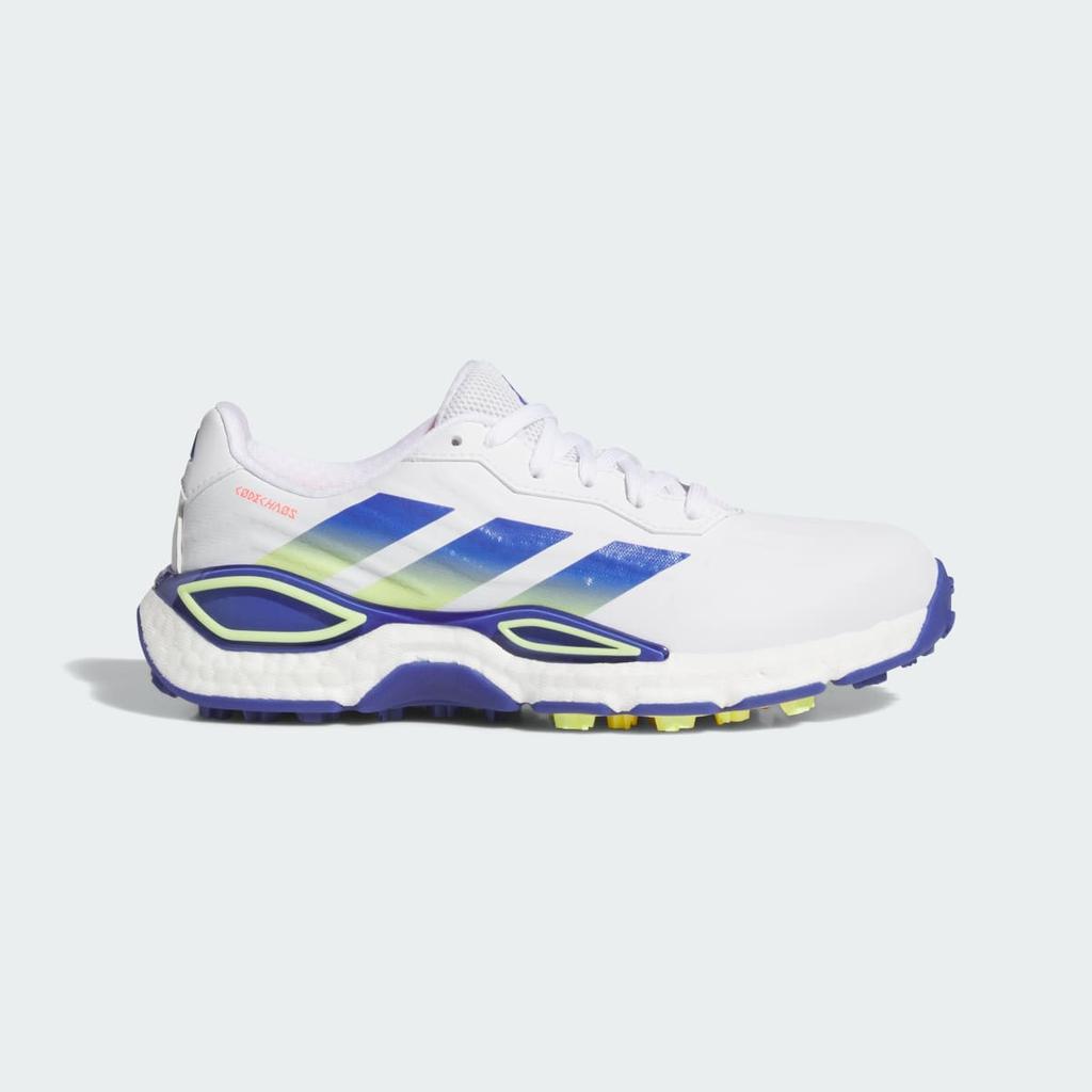 adidas WOMEN'S CODECHAOS 27 SPIKELESS GOLF KI5750 Women's Performance Sports Shoes Cloud White / Dual Indigo / Frozen Lemon