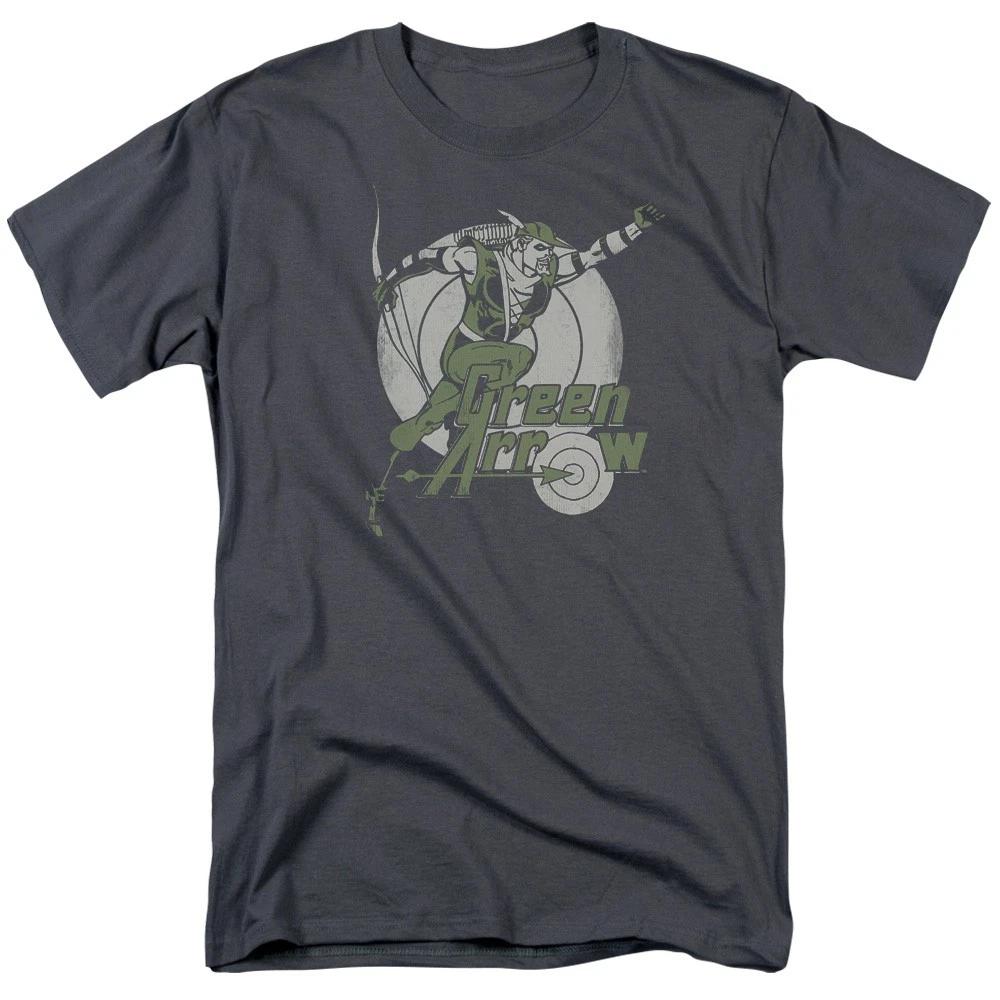 DC Comics - Green Arrow - Right On Target -  Unisex Children s T-shirt - Gray 140