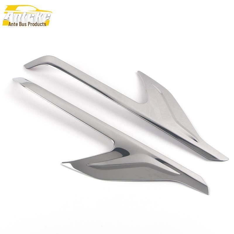 Alphard 15-21 Headlight Eyebrow Trim & Bumper Bright Strip Sticker Decoration