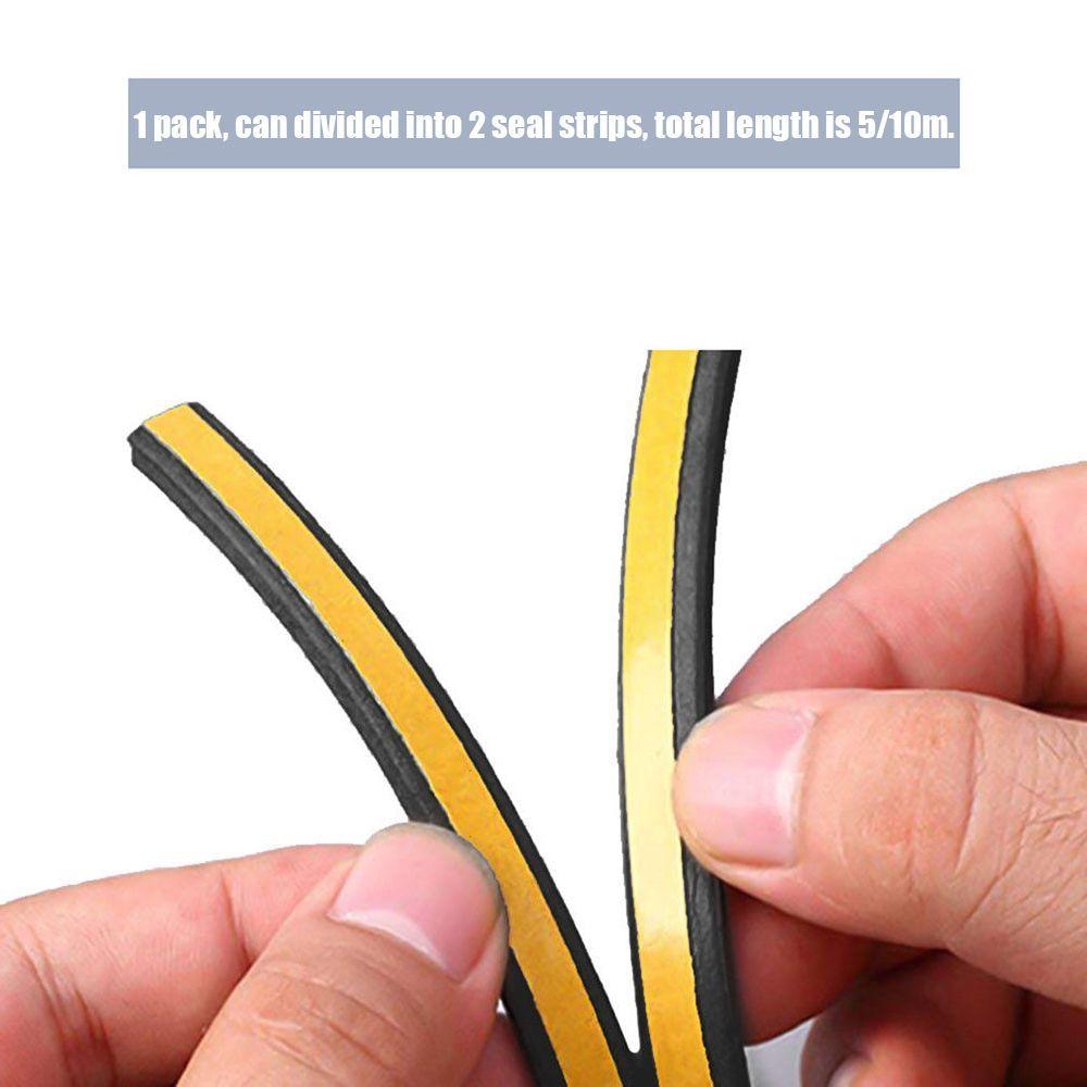 5/10M Home Anti Collision Rubber Foam Seal Strip Draught Excluder Window Door