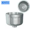 Oil Filter Wrench Cartridge Style 86mm 16 Flutes Filter Housing Caps Oil Filter Remover Tools Silver for BMW Volvo