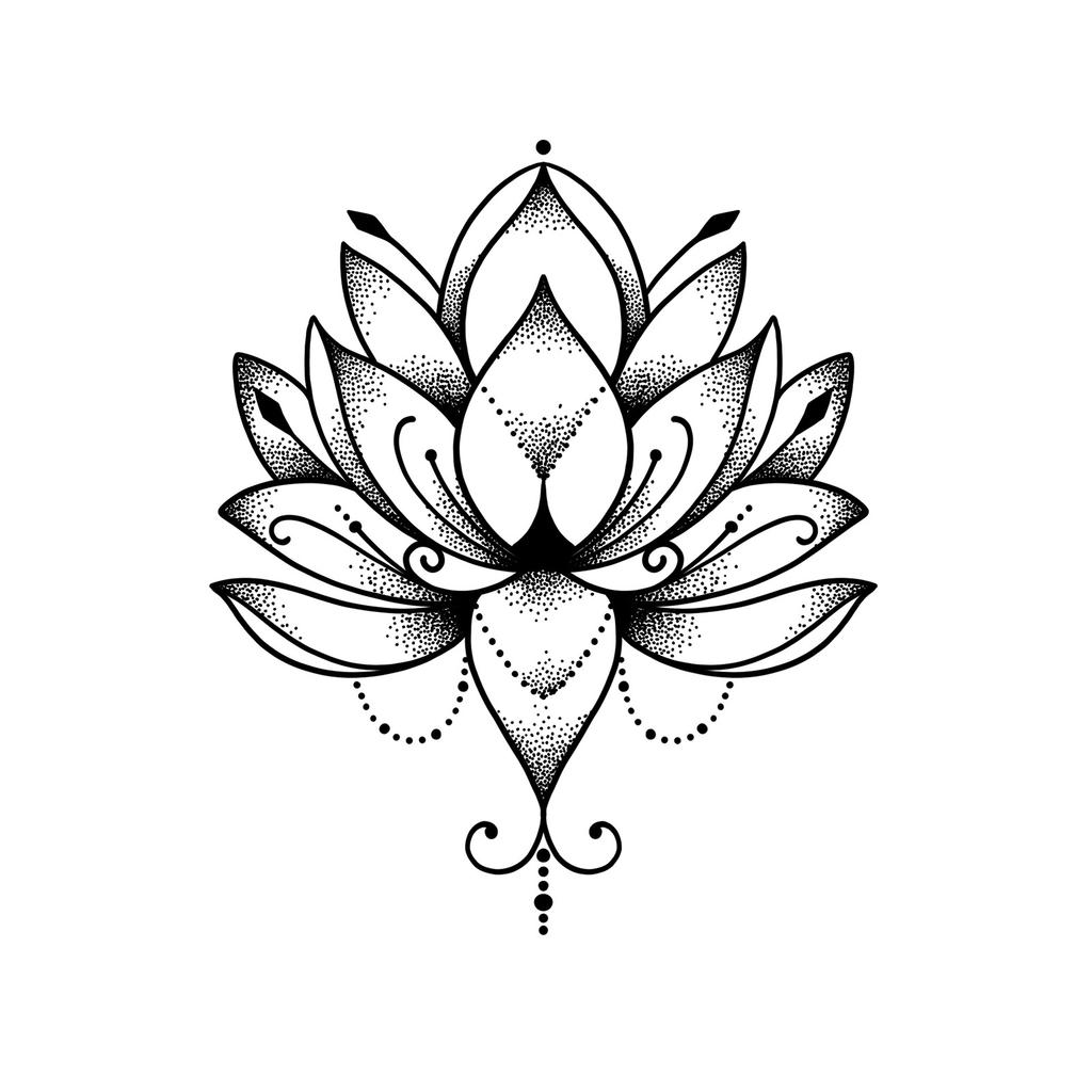 Advanced Sense Thorns Sun Moon Lotus Totem Crown Butterfly Love Flower Arm Waist Tattoo Sticker