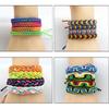 10 STUKS Handgemaakte Kleurrijke Armbanden Nepal Geweven Armbanden Verstelbaar voor Tiener Cadeau