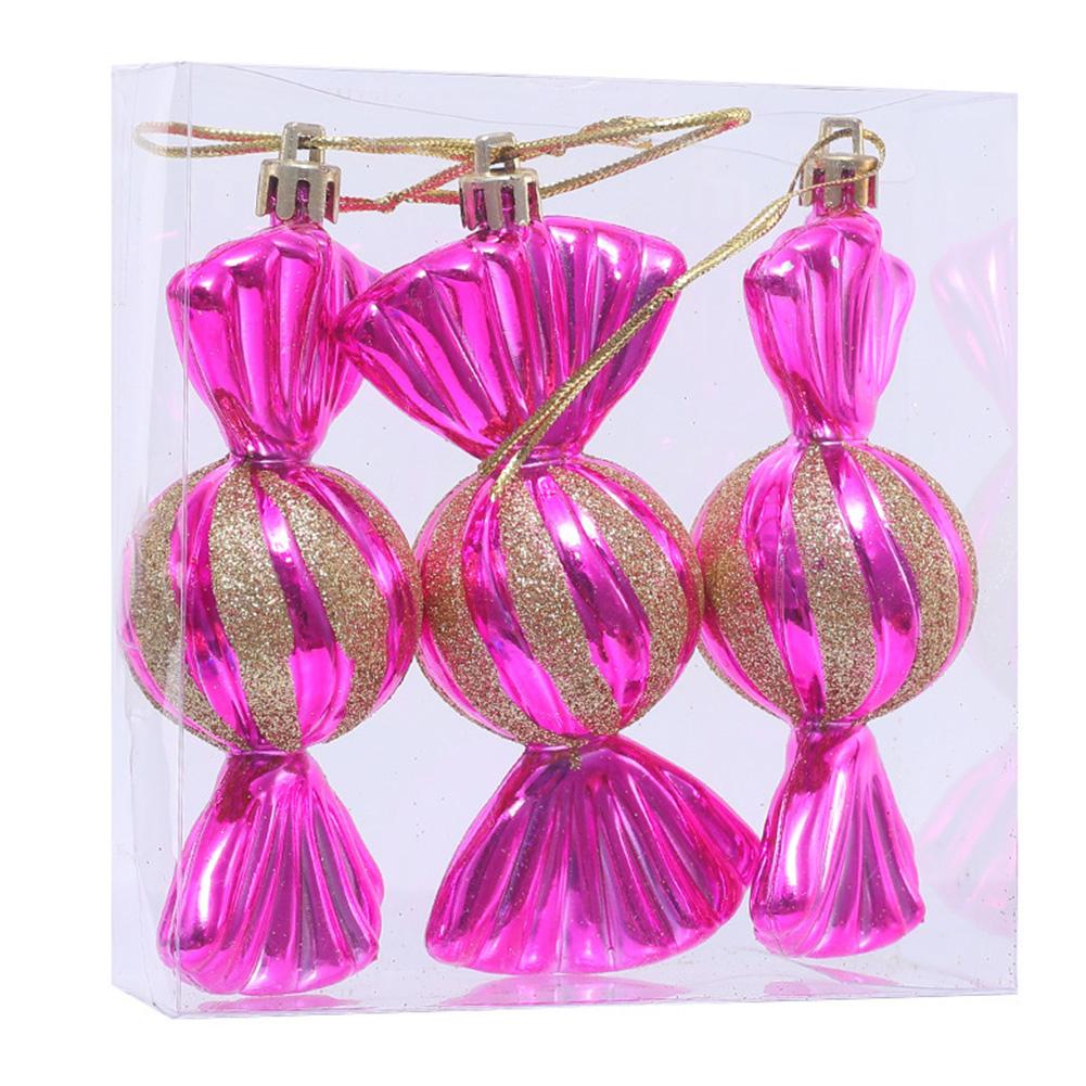 For Christmas Trees Colorful Holiday Decor Candy Shaped Ornaments Holiday Decorating As Shown Multi-Purpose Ornaments
