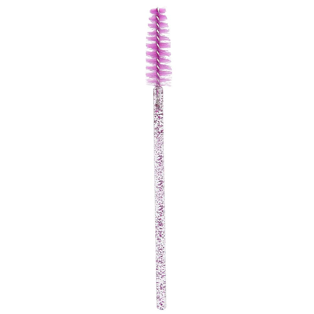 50 Stück Nylon-Make-up-Pinsel, Mascara-Stäbe, Wimpern, Augenbrauen, tragbarer Einwegpinsel