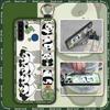 Panda Wristband Phone Case For Blackview A80 Pro Cute Anti-dust Anti-knock Wrist Strap Shockproof Cartoon Durable Ring