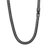 European And American Versatile Titanium Steel Encrypted Riding Whip Chain Necklace ,Fashionable And Popular Jewelry Buckle Titanium Steel Chain 
