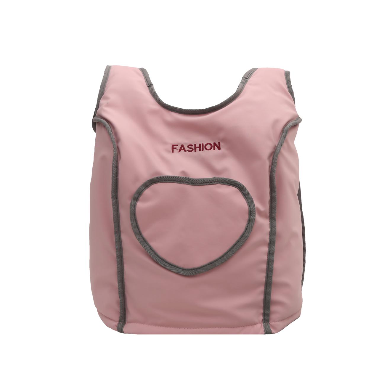 

2025 New Korean Lazy Style Pink Wide Shoulder Strap Multi - functional All - match Double - shoulder Backpack with Trendy and La 15 inches рожевий