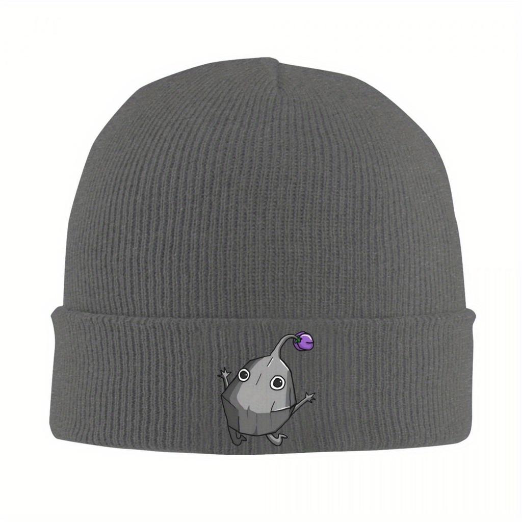 Rock Jumping Pikmin Knit Hat Beanie Autumn Winter Hats Warm Hip Hop Video Game Cartoon Kids Cap for Men Women