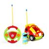 Jakmean Cartoon Remote Control Car Police Car With Colorful Lights And Music For Kids