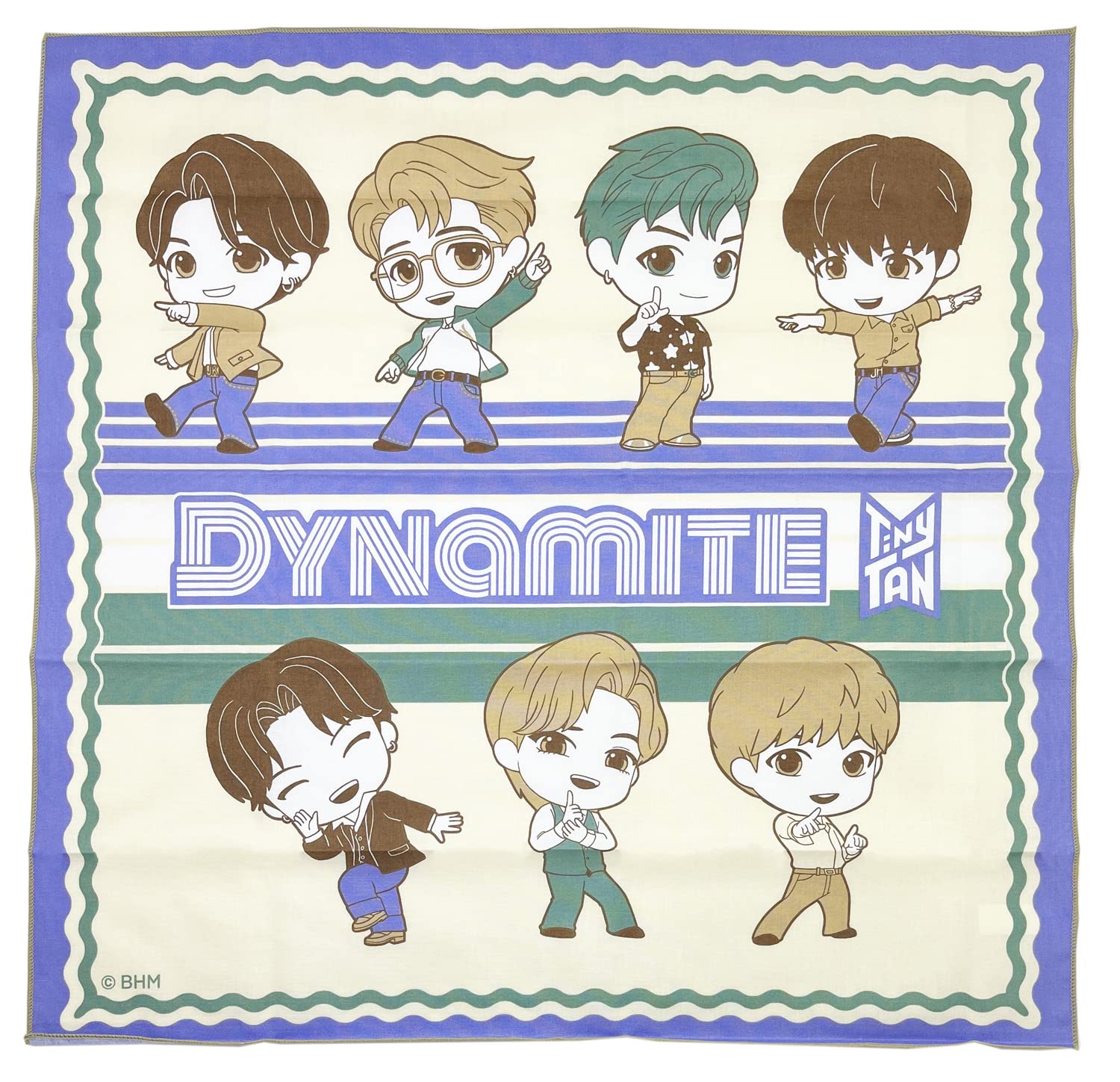 

OSK DYNAMITE TinyTAN Lunch Cloth W LC-4 [White]