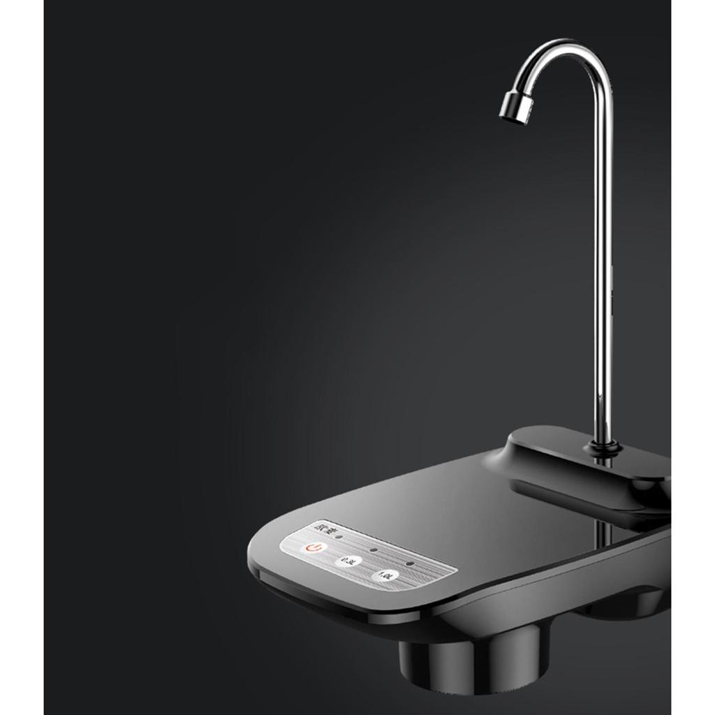 Electric Water Dispenser Quantitative Rechargeable USB Charging for Office black