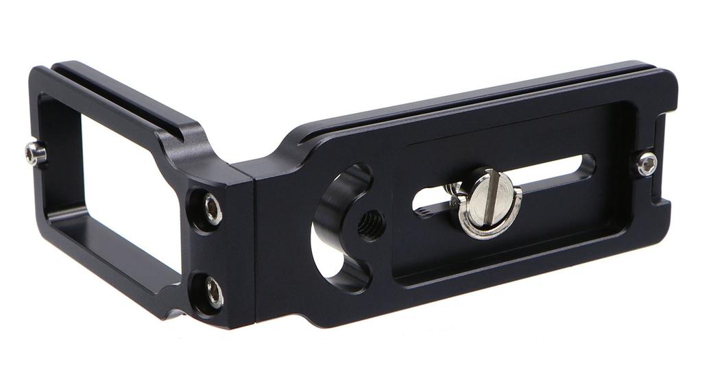 INPON Universal Quick Release Plate Bracket with Compatible Screw for and Other SLR Cameras L-Shaped L-Shaped Arca-Swiss 1/4" Canon, Nikon, Sony,