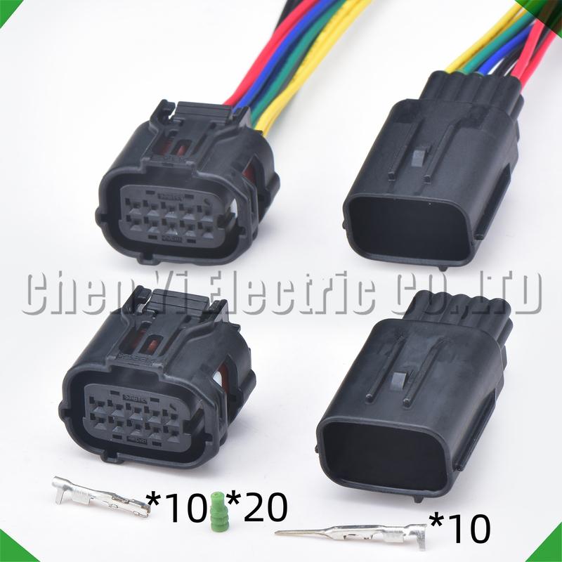 Connettori per autoveicoli a 10 pin cablaggio sensore controllo temperatura radar 6189-1134 6188-0696 90980-12380 Per Toyota
