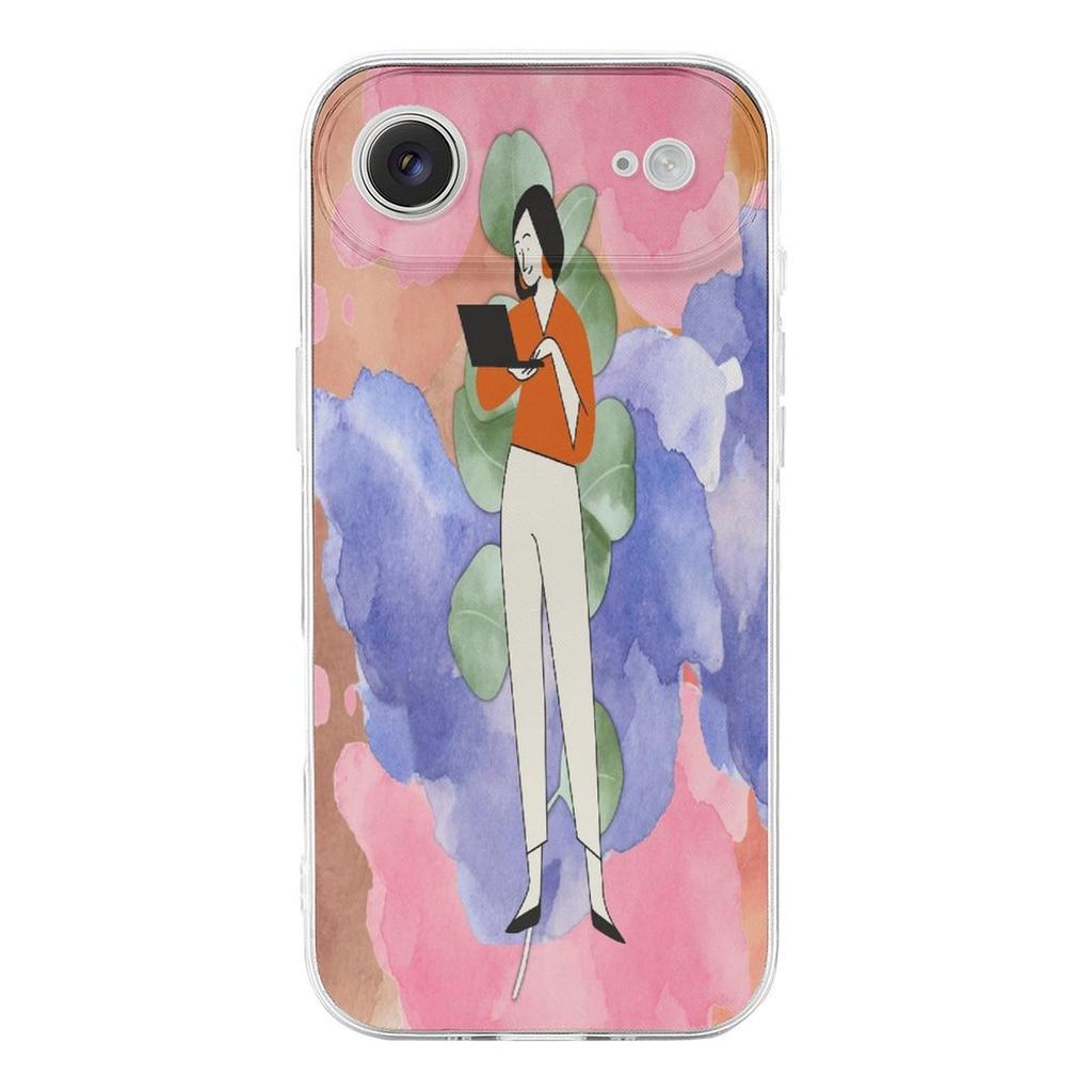 1 Pack For iPhone17/17Air/17Pro/17ProMax TPU Shockproof Back Case, Slim Anti-Slip Protective Cover with Lens Lip Design and Smooth Fit Build