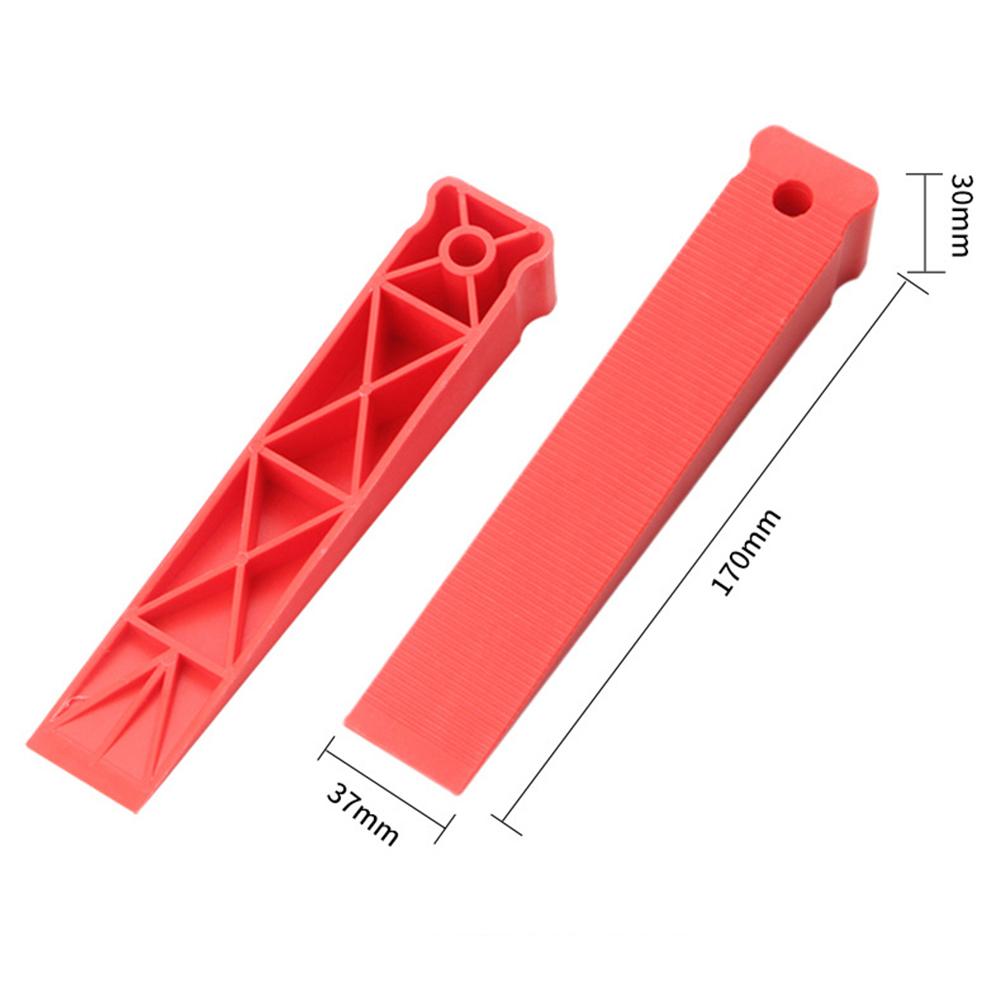 6pcs Leveling Position Wedges Shims Anti Slip Texture Plastic Wedge Set Installer Cushion Block Adjustment Tool for Door Window