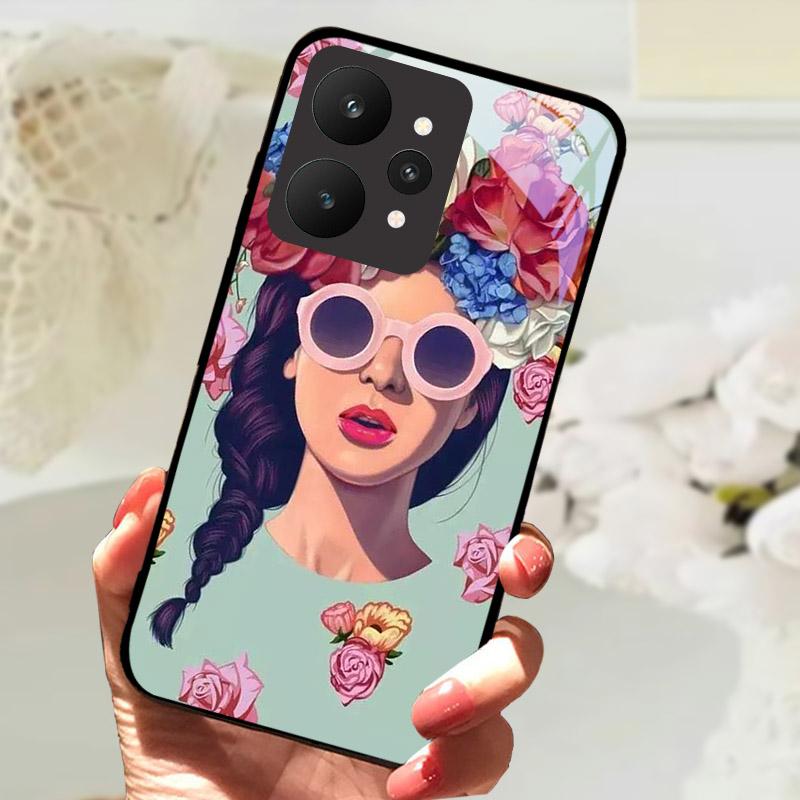Shockproof Case For Realme 15 5G Phone Cover RMX5106 RMX5105 Tempered Glass Cases For Realme15 Fundas Luxury Protective Shell