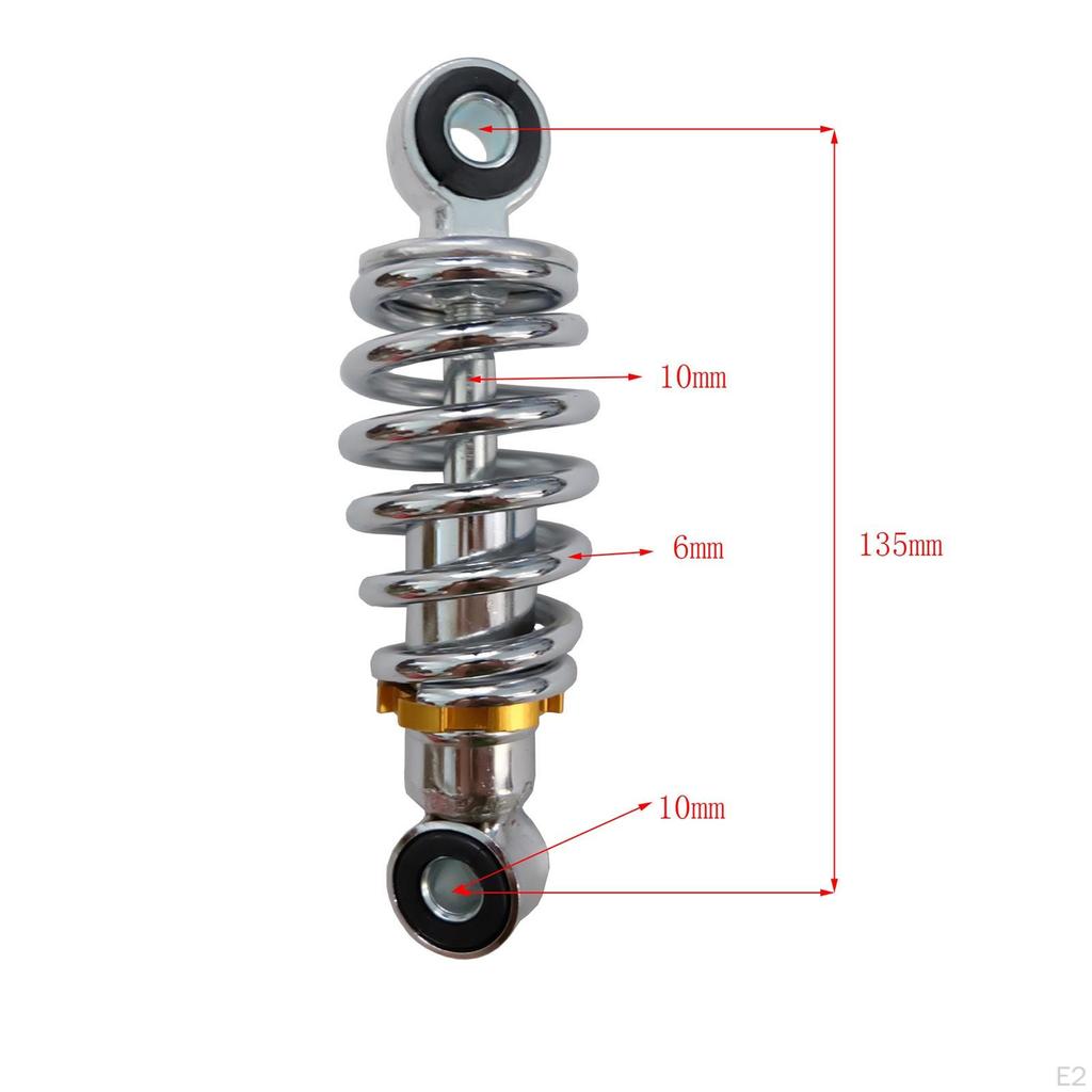 Motorcycle Rear Shock Absorber - 270mm Adjustable Spring
