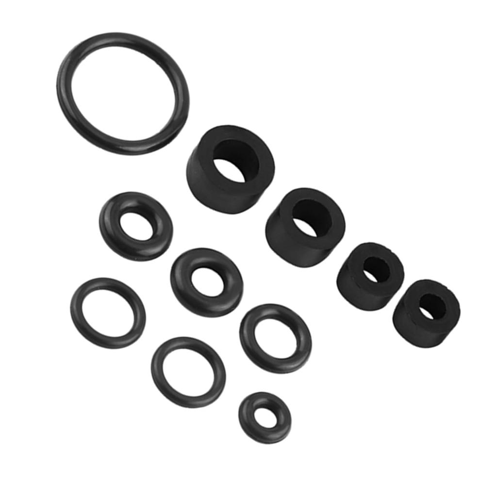 Fuel Filter Housing Gasket Kit, High Quality Rubber O- s for 7.3L 99 03 International Engines, Including 4 Pipe Grommets, 2