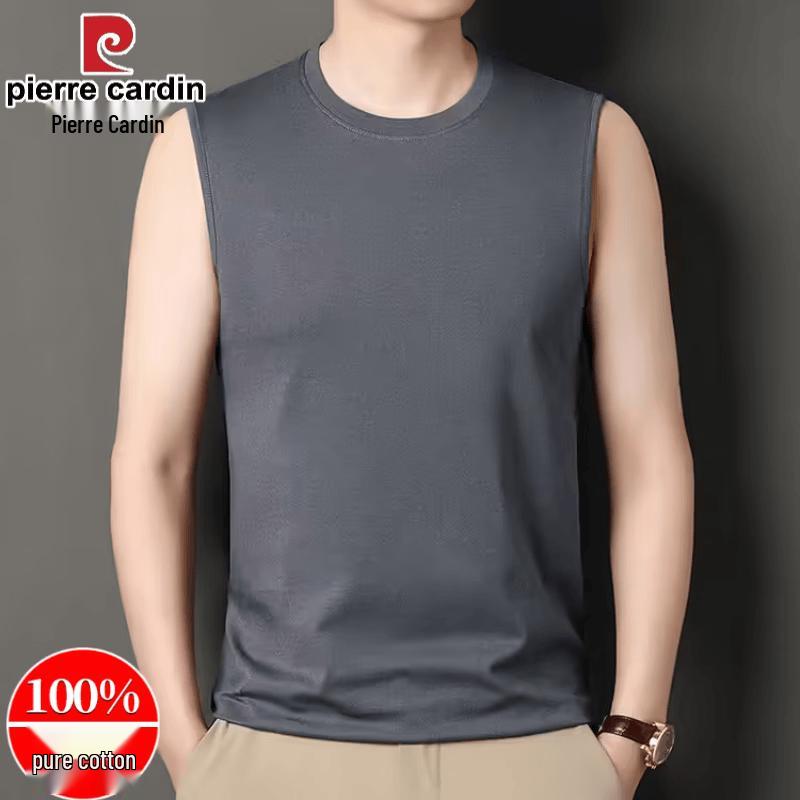 Pierre Cardin Men's 100% Cotton Tank Top