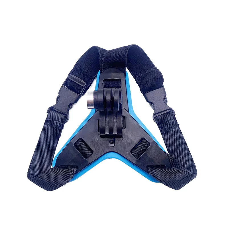 Motorcycle Helmet Chin Strap Mount Holder With Phone Clip Full Face Mobile Action Camera