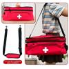 Portable Medication Organizer with Shoulder Strap First Aid Kit Pill Bottle Storage Bag for Home Travel