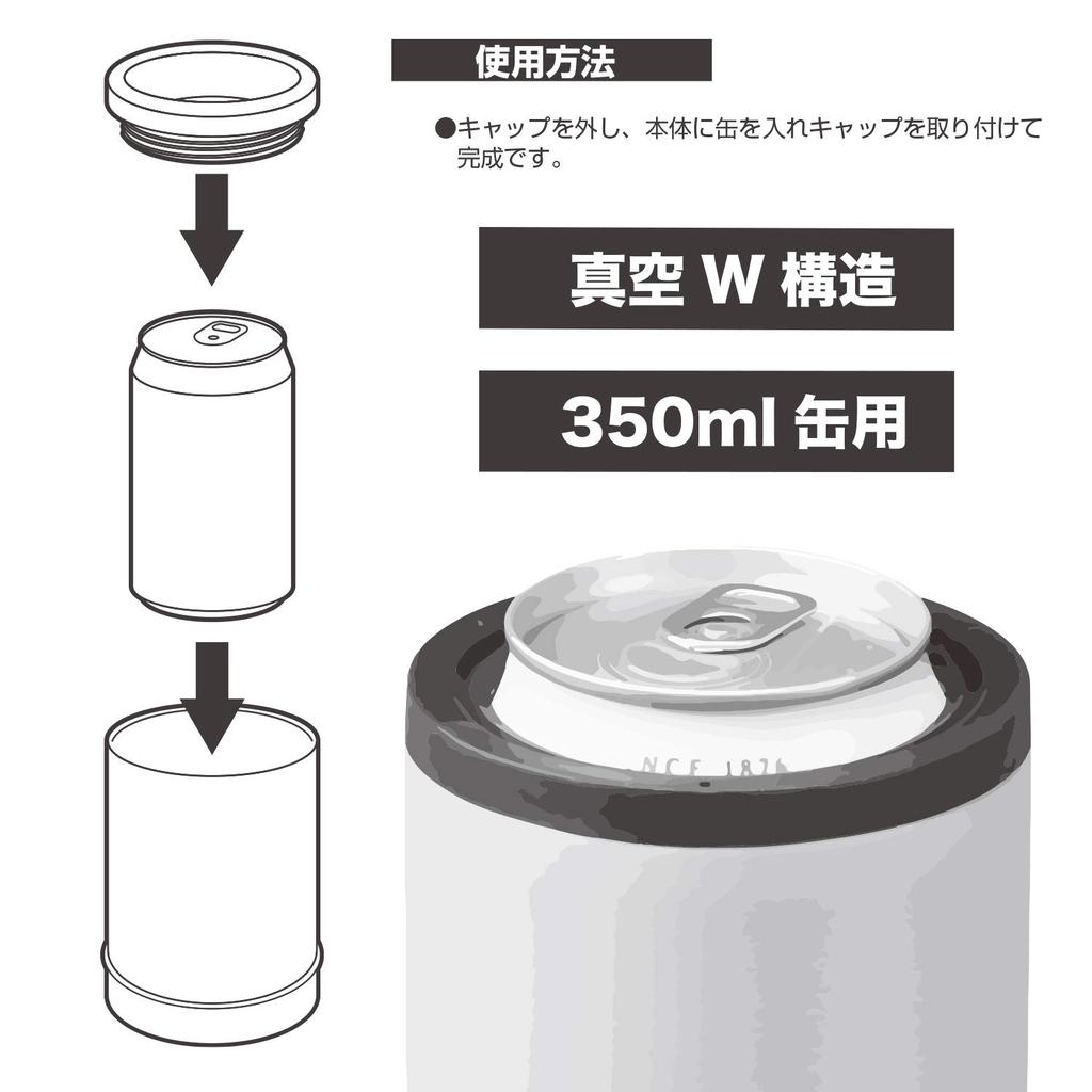 BUNDOK Dosenkühler für Kühlhaltung Mit Deckel Vakuum Minze Für 350ml Dosen BD-905