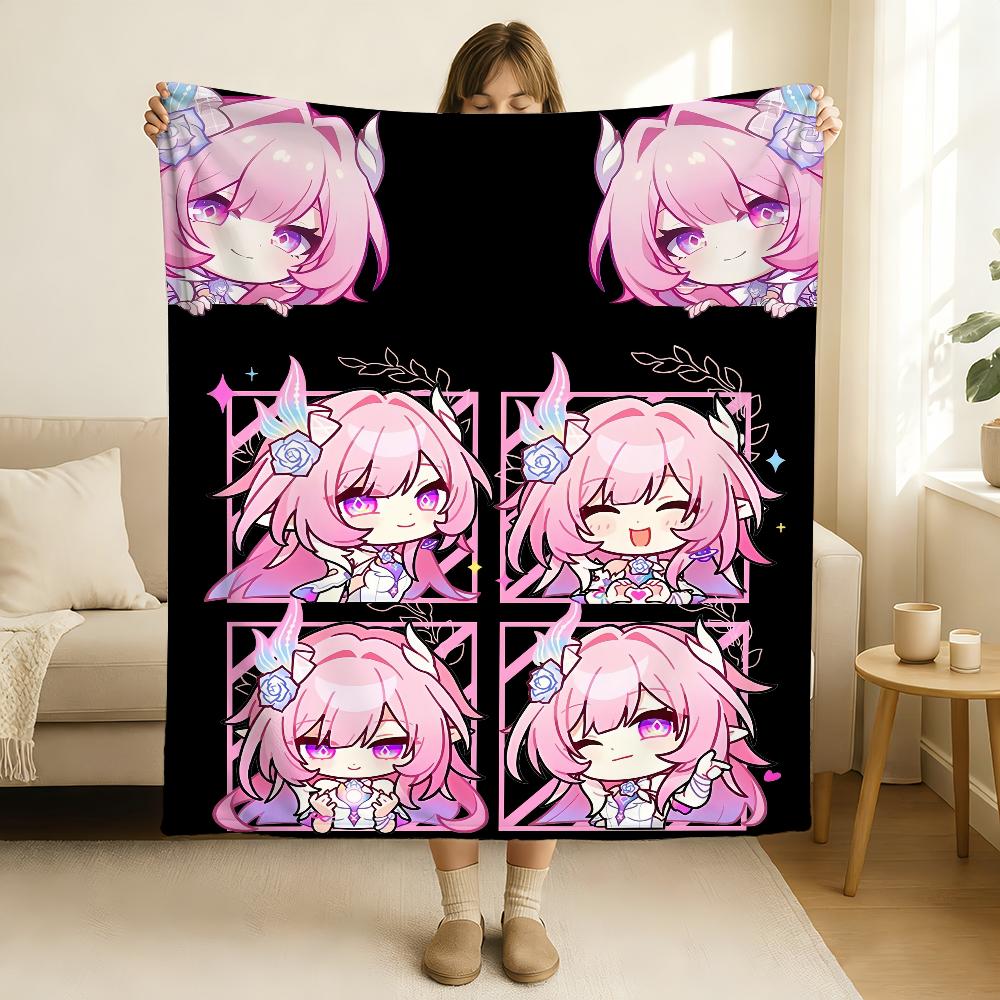 Spiel Honkai Star Rail Cyrene Decke Weich und Hautfreundlich Für Sofa Bett Nickerchen Tagesdecke Alle Jahreszeiten Steppdecke