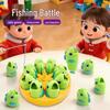 Jogo de Mesa de Pesca Infantil: Brinquedo Educativo de Interação Pai-Filho com Desafio de Pesca às Cegas e Montagem Rápida