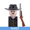 MOC City Series Soldier Figures Building Blocks Street View Military Female Warrior Accessories Guns Movies Christmas Bricks Toy